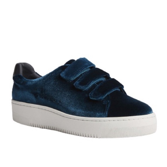 Sandro | Shoes | New Sandro Anita Velvet Strap Sneakers | Poshmark
